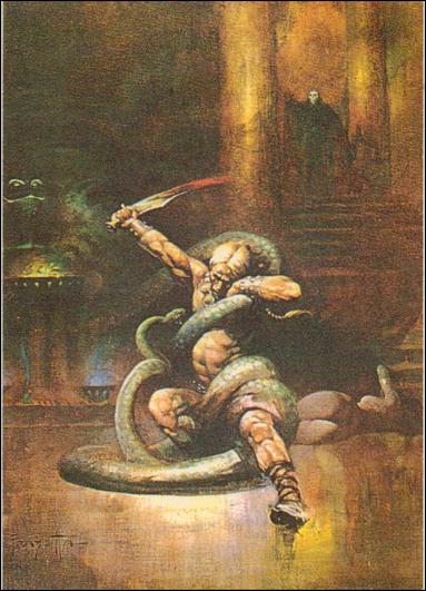 Frazetta (Base Set) card 20 Green Death