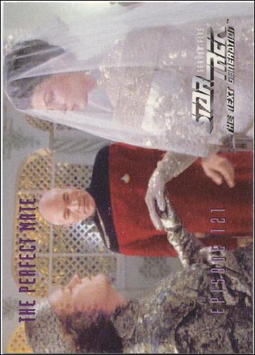 Star Trek: The Next Generation - The Episode Collection Season Five (Base Set) card 492 The Perfect Mate, Episode 121C