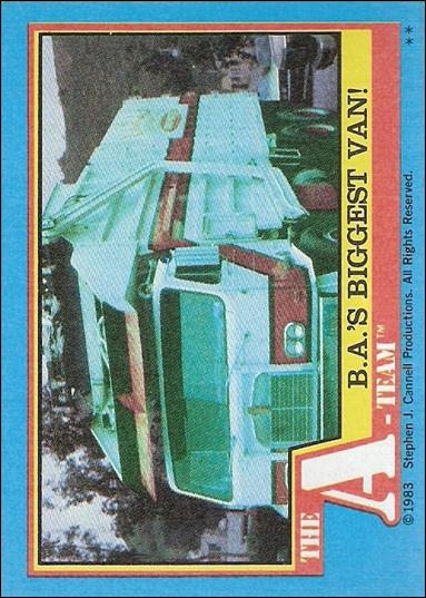 A-Team (Base Set) card 32 B.A.'s Biggest Van!