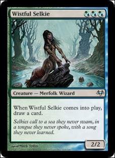 Magic the Gathering: Eventide (Base Set) card 165 Wistful Selkie