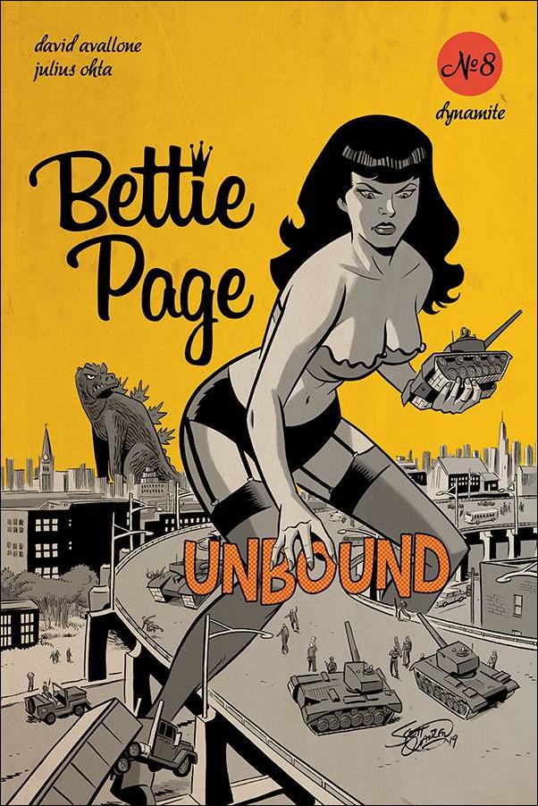Bettie Page: Unbound issue 8-B Scott Chantler Cover