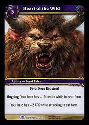 World of Warcraft: Through the Dark Portal (Base Set) card 22 Heart of the Wild