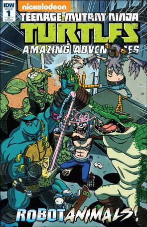 Teenage Mutant Ninja Turtles Amazing Adventures: Robotanimals issue 1-C Ryan Jampole 1:10 Cover
