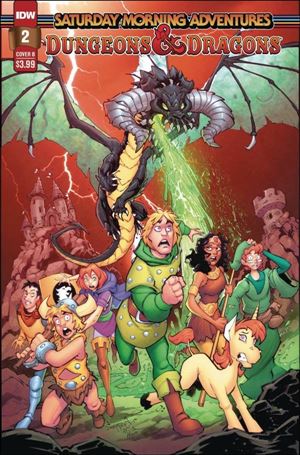 Dungeons & Dragons: Saturday Morning Adventures (2024) issue 2-B Jon Sommariva Cover