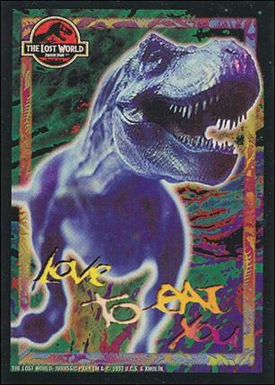 Lost World: Jurassic Park (Stickers Subset) card 3 Tyrannosaurus