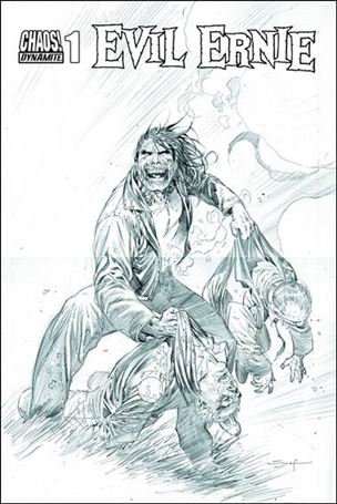 Evil Ernie (2014) issue 1-J Ardian Syaf 1:30 Black & White Cover