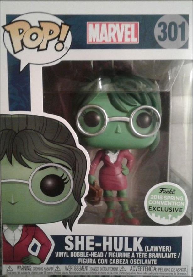 POP! Marvel figure 301-B She-Hulk (Lawyer) 2018 Spring Convention Exclusive