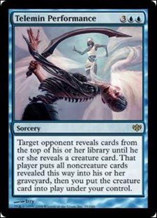 Magic the Gathering: Conflux (Base Set) card 35 Telemin Performance