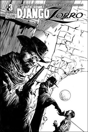 Django/Zorro issue 3-F Jae Lee 1:25 Black & White Cover