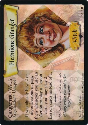 Harry Potter (Base Set) card 10 Hermione Granger