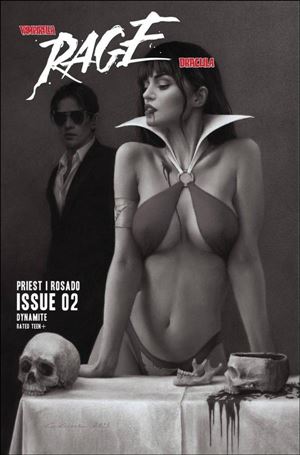 Vampirella / Dracula: Rage issue 2-H Celina 1:15 Line Art Cover