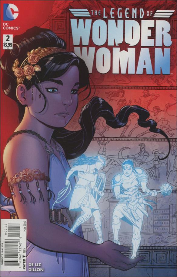 Legend of Wonder Woman (2016) issue 2-B Red Cover (Second Printing)