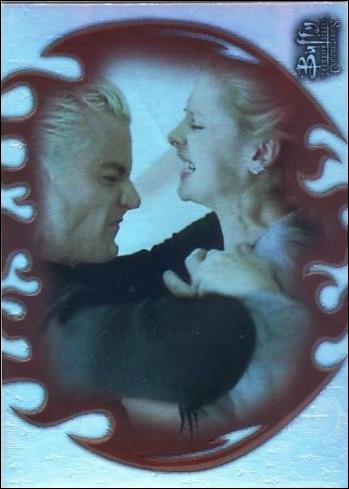 Buffy the Vampire Slayer: Connections (Parallel Foil Base Set) card BC-9  Buffy + Spike: Evil Connection