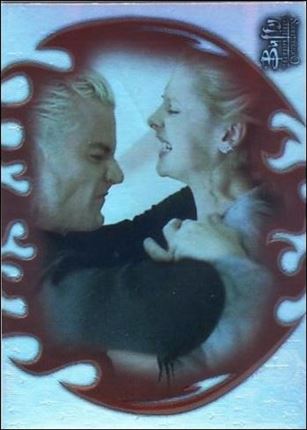 Buffy the Vampire Slayer: Connections (Parallel Foil Base Set) card BC-9  Buffy + Spike: Evil Connection