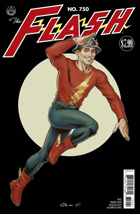 Flash (1959) issue 750-B Nicola Scott 1940's Cover
