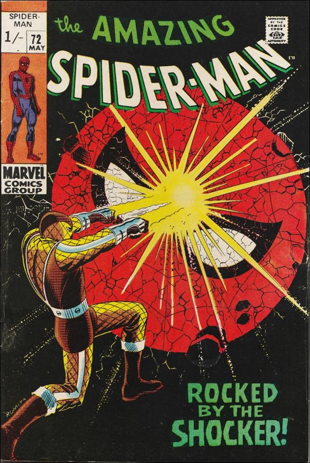 Amazing Spider-Man (1963) issue 72-B UK Price Cover