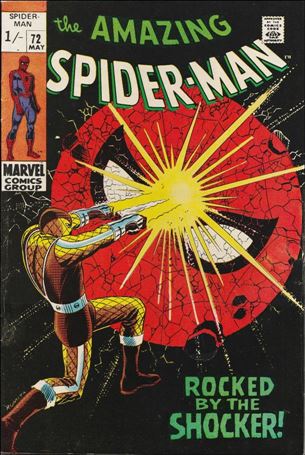 Amazing Spider-Man (1963) issue 72-B UK Price Cover