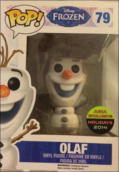 POP! Disney figure 79-D Olaf (Flocked) Asia Exclusive 