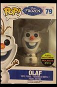 POP! Disney figure 79-D Olaf (Flocked) Asia Exclusive 