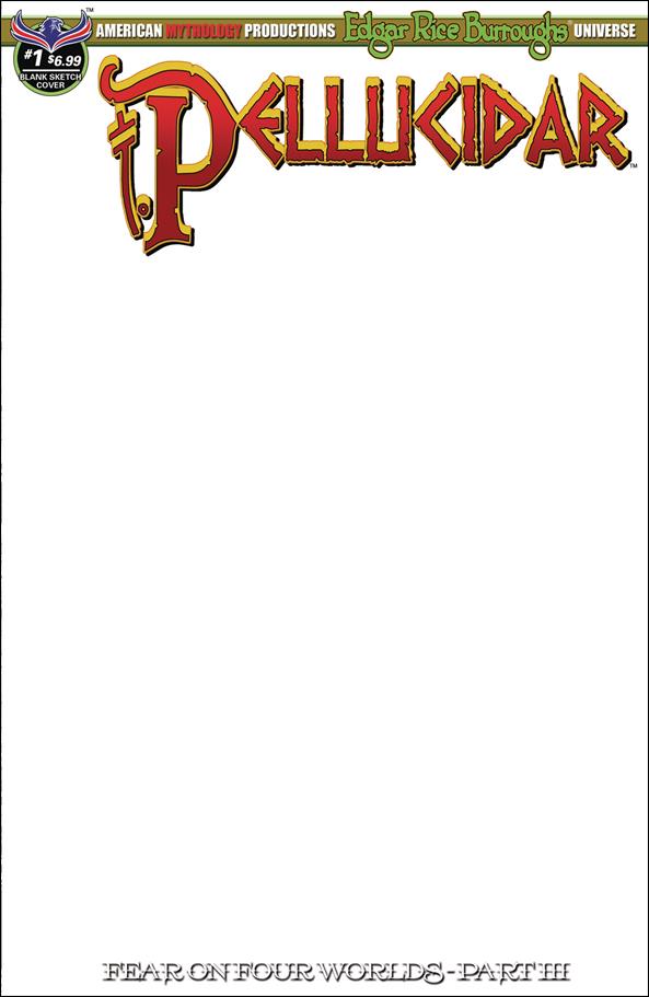 Edgar Rice Burroughs' Pellucidar: Fear on Four Worlds issue 1-C Blank Sketch Cover