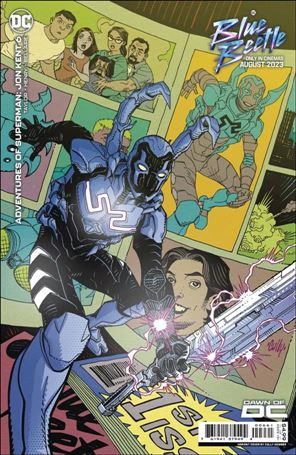 Adventures of Superman: Jon Kent issue 6-D Cully Hamner Blue Beetle Movie Cardstock Cover