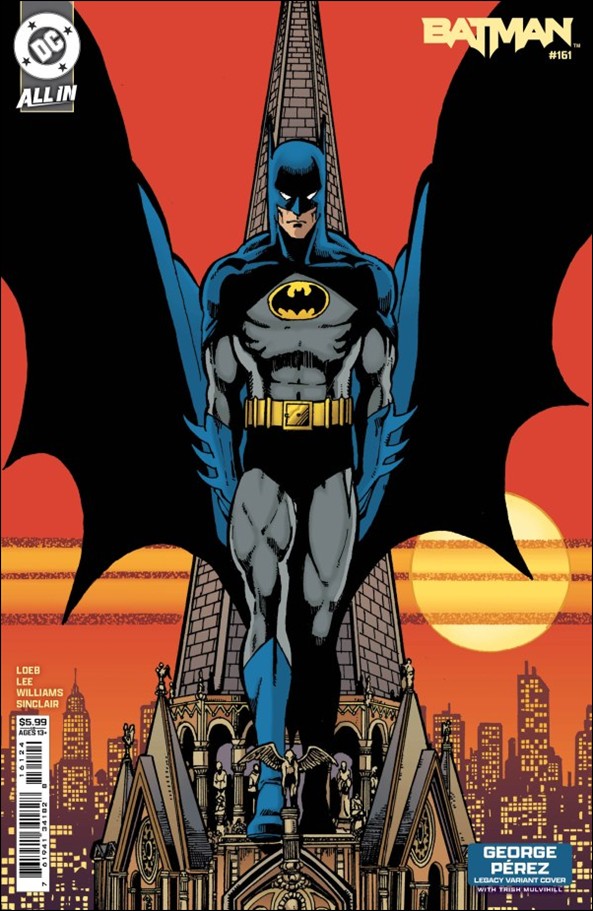 Batman (2016) issue 161-E George Pérez Legacy Cardstock Cover