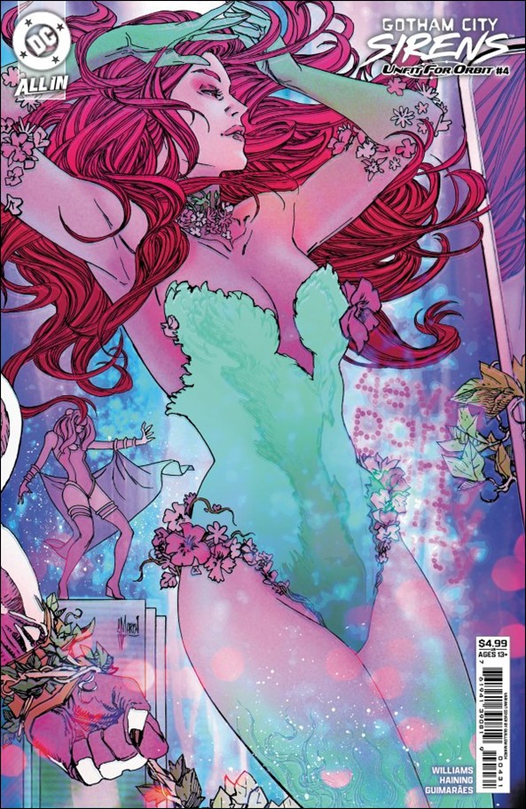 Gotham City Sirens: Unfit for Orbit issue 4-C Guillem March Connecting Cardstock Cover