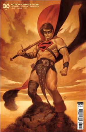 Action Comics (1938) issue 1038-B Julian Totino Tedesco Cardstock Cover