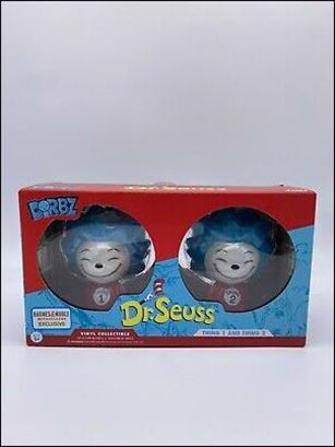 Dorbz figure 283-B Thing 1 & Thing 2 (Flocked)