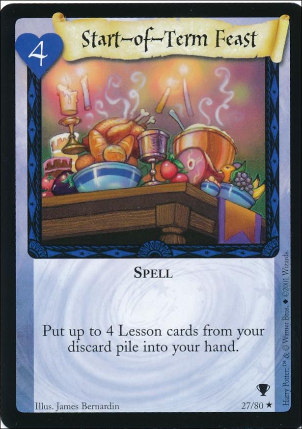 Harry Potter: Quidditch Cup (Base Set) card 27 Start-of-Term Feast