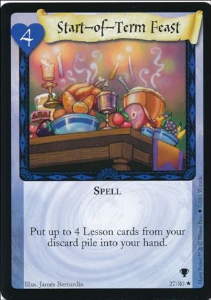 Harry Potter: Quidditch Cup (Base Set) card 27 Start-of-Term Feast