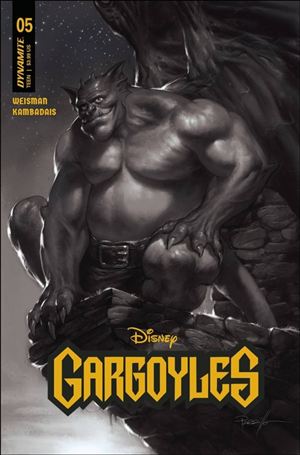 Gargoyles (2022) issue 5-Z Lucio Parrillo FOC B&W 1:10 Cover