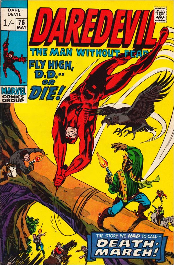 Daredevil (1964) issue 76-B UK Price Cover