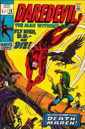 Daredevil (1964) issue 76-B UK Price Cover