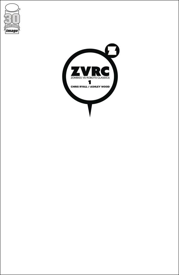 ZVRC: Zombies vs Robots Classic issue 1-C Blank/Sketch Cover