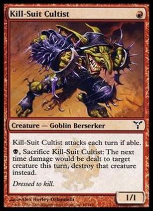 Magic the Gathering: Dissension (Base Set) card 65 Kill-Suit Cutlist