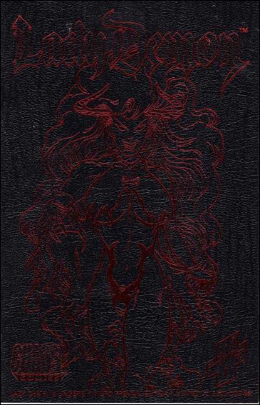 Lady Death in Lingerie issue 1-C Red Leather Micro Premium Cover w/COA 1/2000