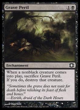 Magic the Gathering: Future Sight (Base Set) card 67 Grave Peril