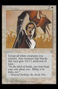 Magic the Gathering: Ice Age (Base Set) card 5 Battle Cry