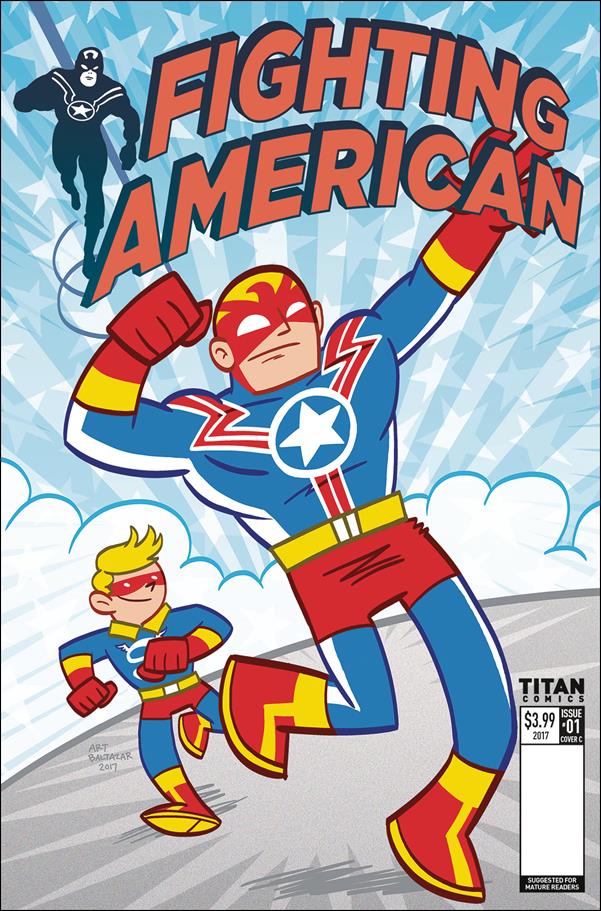 Fighting American (2017) issue 1-B Art Baltazar Cover