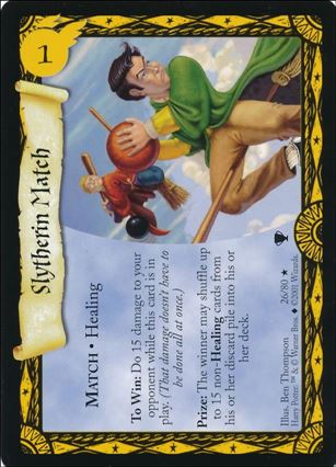 Harry Potter: Quidditch Cup (Base Set) card 26 Slytherin Match
