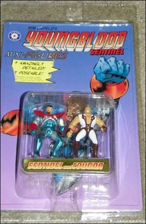Youngblood Mini-Figures figure 6 Sentinel and Cougar