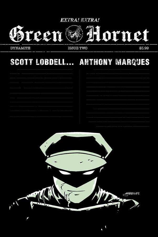 Green Hornet (2020) issue 2-B Anthony Marques Cover