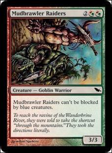 Magic the Gathering: Shadowmoor (Base Set) card 213 Mudbrawler Raiders