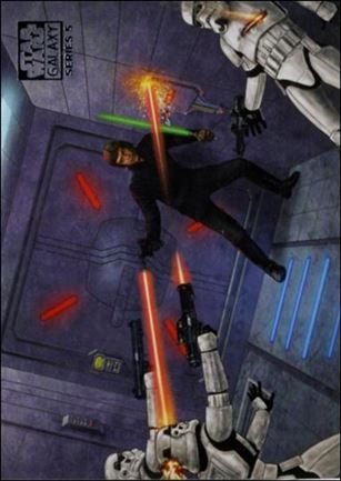 Star Wars Galaxy: Series 5 (Base Set) card 46 Trail By Empire