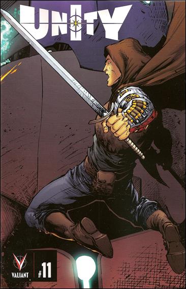 Unity (2013) issue 11-C Diego Bernard Armor Hunters 18-Part Mega-Cover