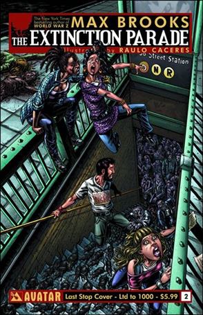 Extinction Parade issue 2-G Last Stop Cover 1/1000