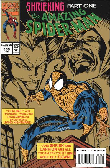 Amazing Spider-Man (1963) issue 390-D L&L Gold Cover (Signed by Emberlin) 1/1000