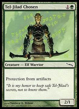 Magic the Gathering: Mirrodin (Base Set) card 132 Tel-Jilad Chosen