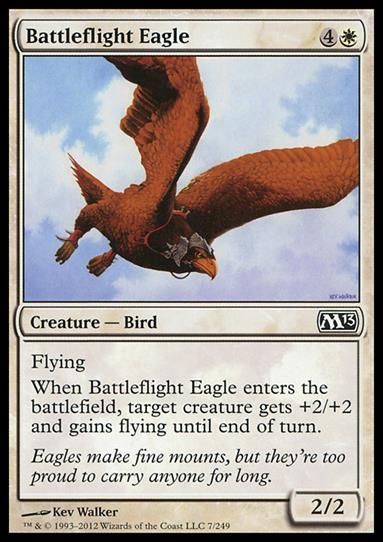 Magic the Gathering: 2013 Core Set (Base Set) card 7 Battleflight Eagle